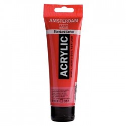 AMS AKRİLİK BOYA 120 ML TRANSP.RED MD.